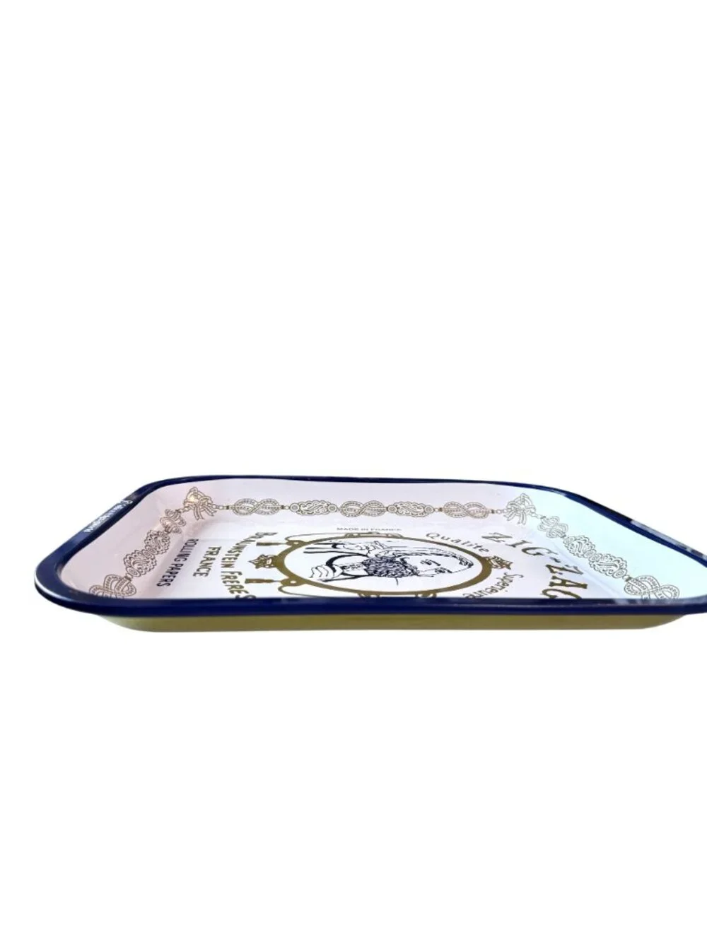 Vintage Style Zig Zag Rolling Paper Tray Braunstein Freres Made In France Zouave - Picture 9 of 10